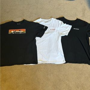 Pack of Columbia tees size Mens L